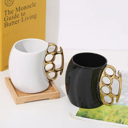 Brass Knuckles Coffee Mug