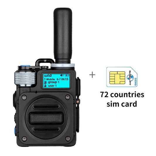 4G LTE IP Network POC Radio 5000KM Long Range Global GSM Handy Talky Real PTT SIM Card World Internet Walkie Talkie